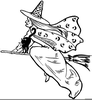 Witch Face Clipart Image