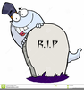 Halloween Tombstone Clipart Image