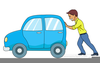 Clipart Pushing A Car Image