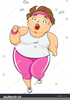 Obese Lady Clipart Image