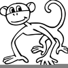 Cartoon Monkey Clipart Image