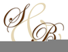 Clipart Wedding Monogram Image