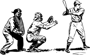 Baseball At Bat Clip Art