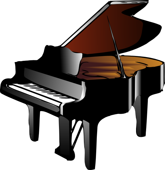 clipart girl playing piano - photo #50