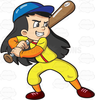 Free Clipart Of Children Playing Baseball Image