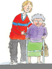 Great Grandparents Clipart Image