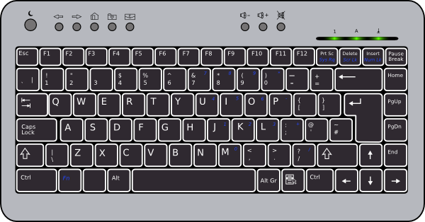 clipart of keyboard - photo #17