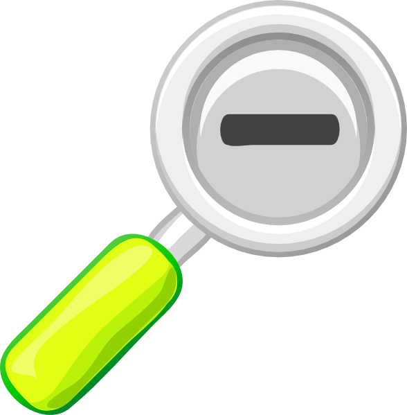 magnifier icon png. Zoom Out Lens Icon