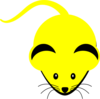 Yellow Mouse Clip Art