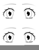 Tsundere Eyes Template Image