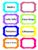 Colorful Tags Clip Art