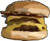 Quad Burger Clip Art