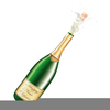 Clipart Champagne Cork Popping Image