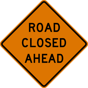 Image result for road closed clip art