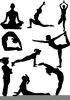 Yoga Poses Clipart Image