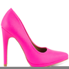 Pink High Heel Shoe Clipart Image