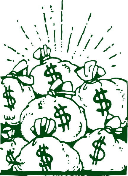 free clipart of money bags - photo #16
