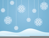 Snowflakes Background Clipart Image