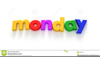 Happy Monday Clipart Free Image