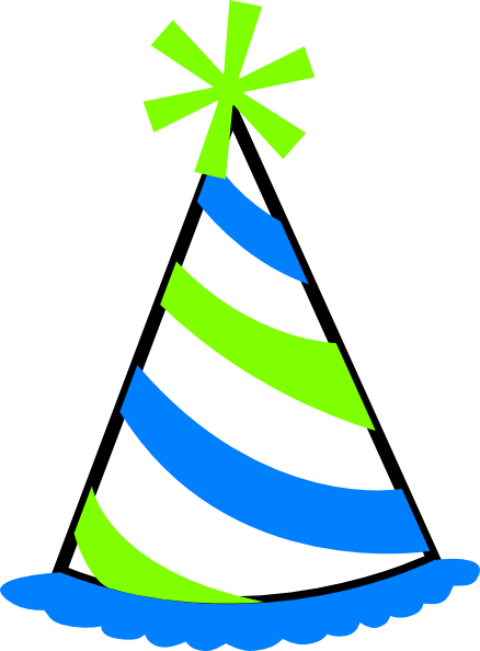 green birthday hat