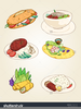 Clipart Of Food Items Image