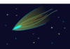 Comet In Space Clip Art