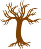 Bare Tree With Roots Clip Art