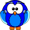 Blue Owl  Clip Art