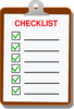 Checklist Form With Right Symbol Ri Rt Clip Art