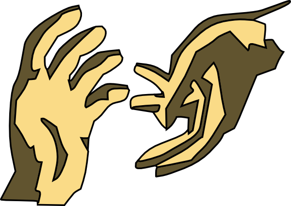 free cartoon hands clipart - photo #34