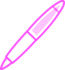 Pink Pen Clip Art