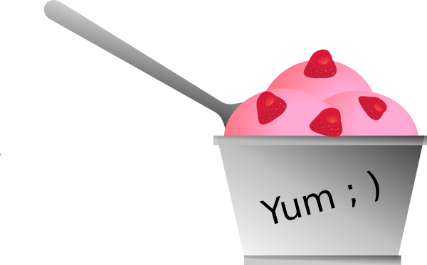 ice cream dish clip art - photo #3