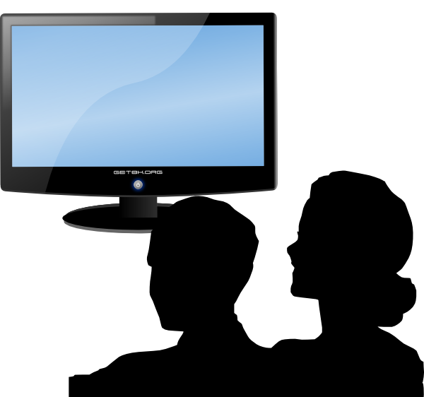 watch tv clipart - photo #3