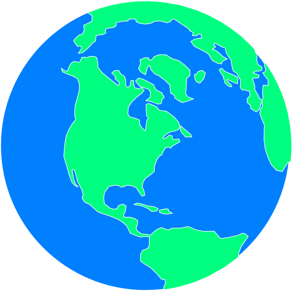 globe clipart blue - photo #24