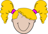 Girl Blond Clip Art