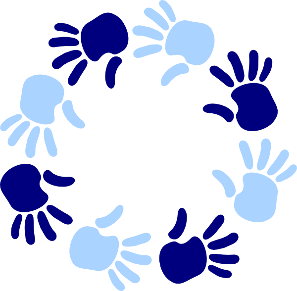 clip art hands in a circle - photo #17