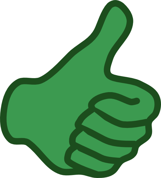 free clipart images thumbs up - photo #16