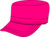 Pink Army Hat Clip Art