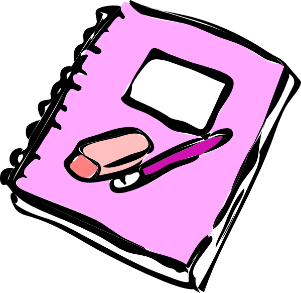 Notebook Clip Art at Clker.com - vector clip art online, royalty free &  public domain