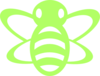 Green Bee Clip Art
