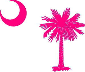 Sc Palmetto Tree Pink Clip Art