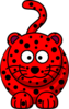 Red Leopard Clip Art