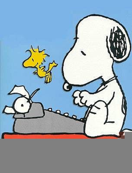 Image result for snoopy typewriter