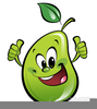 Fruit And Vegetable Characters Clipart Image