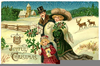 Dickens Christmas Village Clipart Image