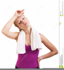 Tired Athlete Clipart Image