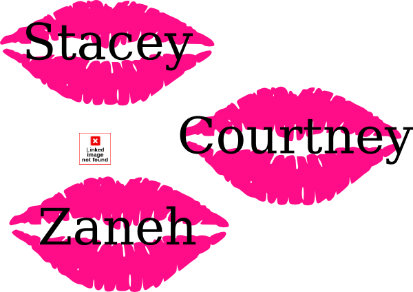 clip art pink lips - photo #30