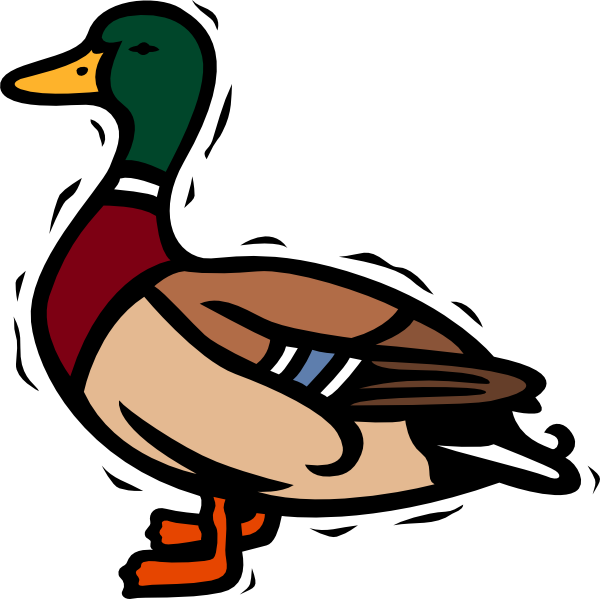 free clip art cartoon ducks - photo #16