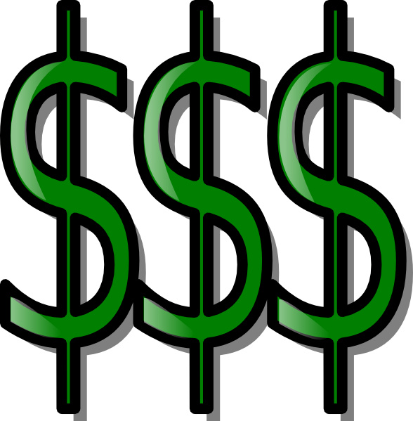 clipart of money signs - photo #4