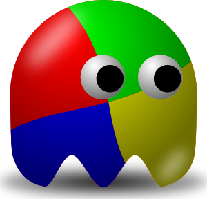Pcman Game Ghost Clip Art